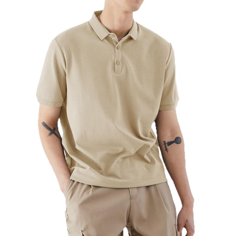 Tシャツ ポロシャツ メンズ 半袖 無地 カジュアル 夏 春夏 通年 快適 紳士服