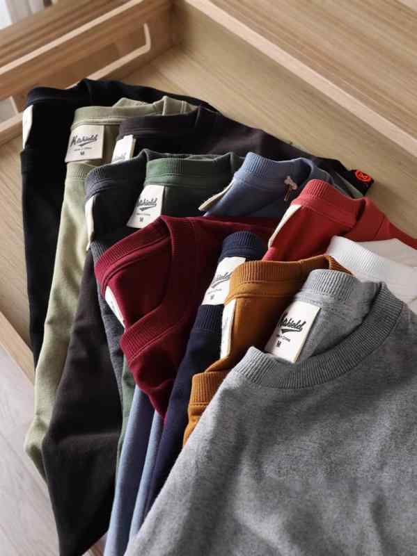 Tシャツ メンズ 半袖 綿100% カジュアル 無地 Vネック トップス 春夏 男性用
