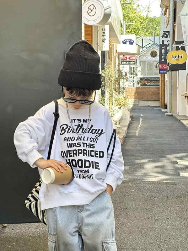 子供用 長袖Tシャツ 男の子 女の子 秋服 100-140cm