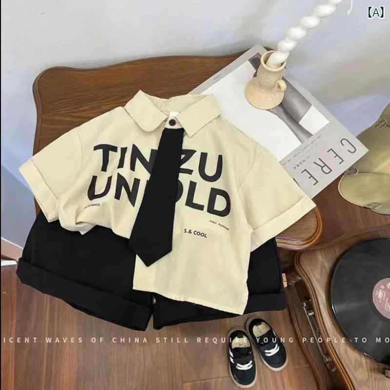 男の子用 夏物 トップス＆パンツ セットアップ 半袖Tシャツ＆ショートパンツ 涼しい素材 通気性 快適 子供服 幼稚園 小学生 運動会 普段使い カジュアル おしゃれ かわいい 95%綿