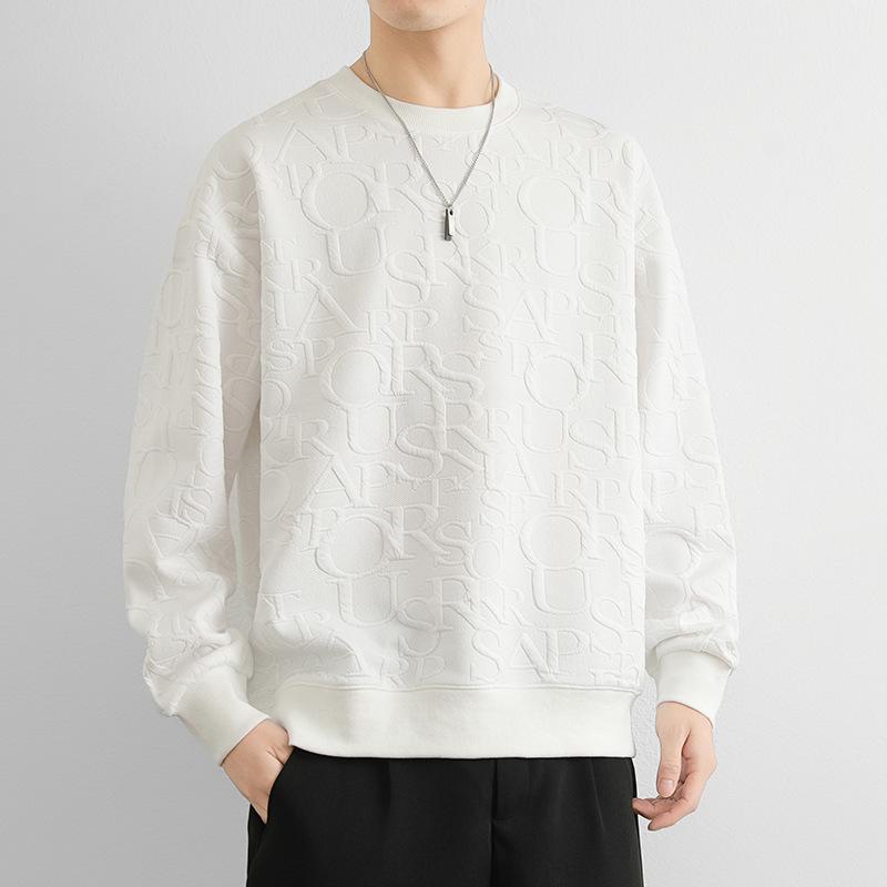 トップス メンズ 長袖Tシャツ ロゴプリント 春服 カジュアル 男性 トップス