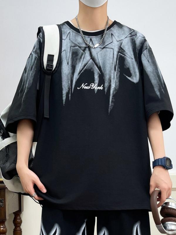 Tシャツ メンズ 半袖 夏 プリント おしゃれ カジュアル トップス