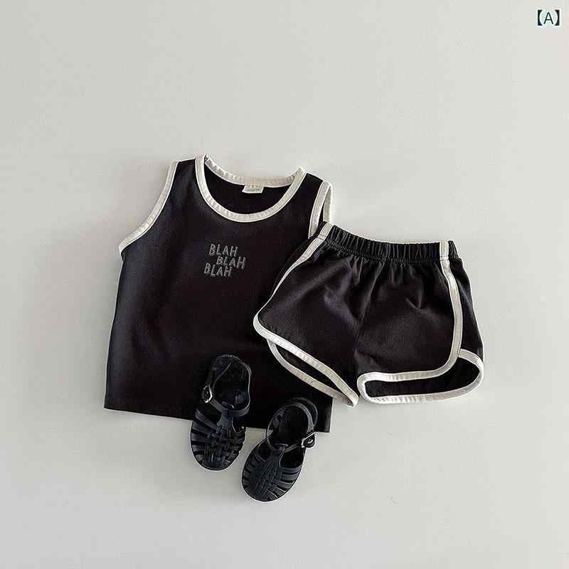 子供服 夏服 男の子 女の子 半袖Tシャツ 短パン 2点セット 綿100%