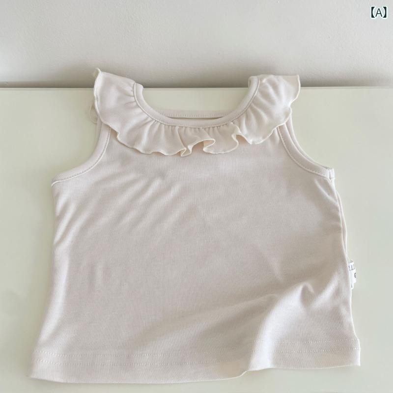 ベビー服 女の子 夏服 セットアップ チュニック 幼児服 麦わら帽子風 幼児用 夏 幼...