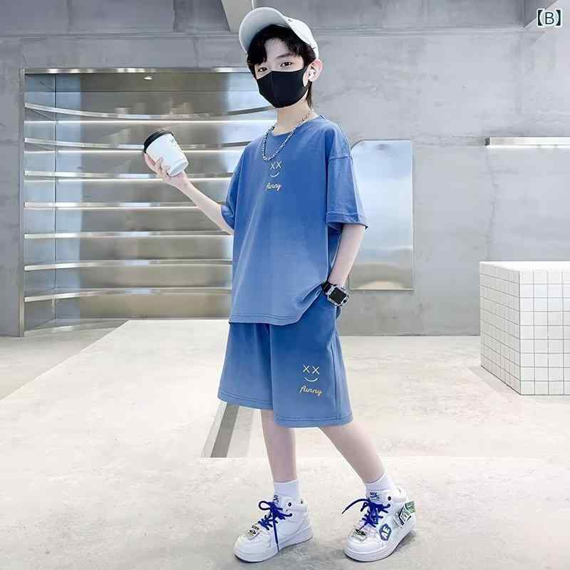 男の子 夏服 セットアップ 半袖 短パン 2点セット 子供服 韓国風 かっこいい おし...