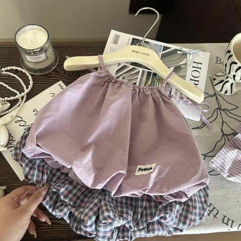 子供服 女の子 夏服 セットアップ 半袖 トップス 花柄 キュロット 2点セット パー...