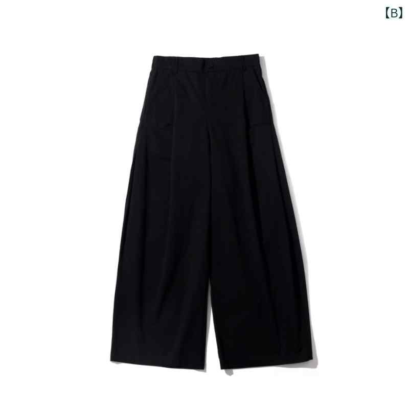 カジュアルパンツ メンズ 春秋 日系 レトロ 工装パンツ ゆったり ワイドパンツ 普段使い アウトドア 紳士用 男性用 ズボン コーヒー色 黒 fork-br-10956883 フォークBR サンプル画像2