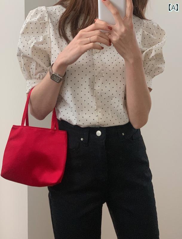 フォークBRの春夏 大人可愛い 小花柄 ブラウス レディース 半袖 トップス きれいめ おしゃれ ファッション チュニック オフィス カジュアル 上品 シャツ 涼しい 快適 柔らかい 通気性 着回し 万能 シンプル フェミニン 清楚系 Aライン 隠れる 体型カバー 3｜アングル2