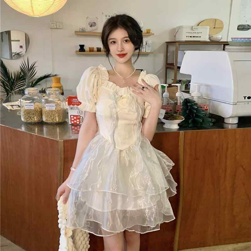 princesa vestido 3 capas tul juvenil falda burbuja lazo desmontable