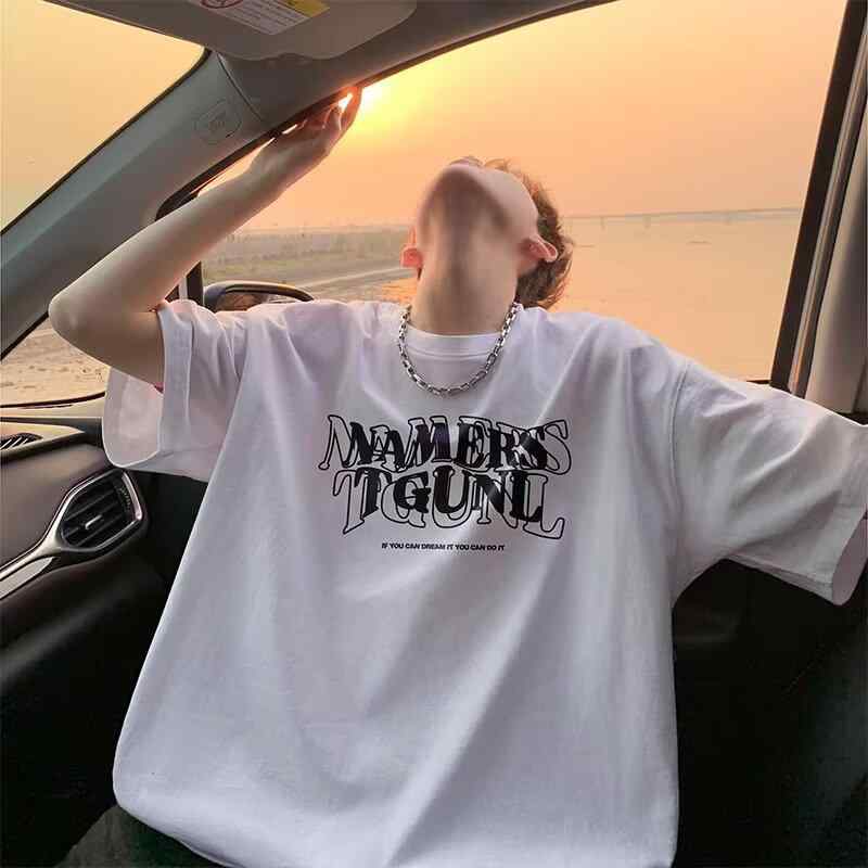Tシャツ メンズ 男性用 半袖 夏服 涼しい 綿100% 上質素材 ゆったりシルエット カジュアル 普段使い レトロ風 プリント geometoric柄 geometric pattern design