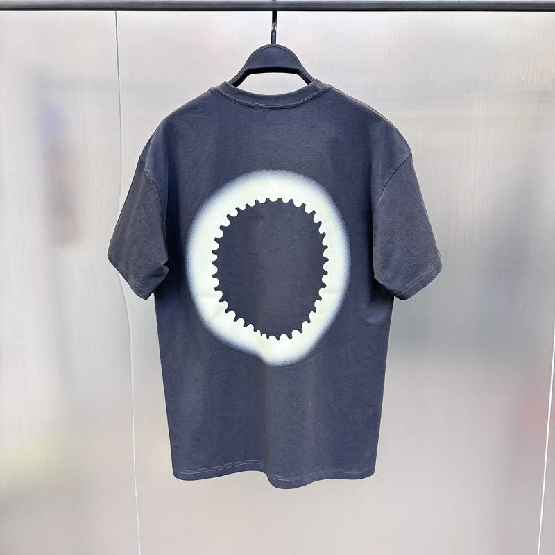 Tシャツ メンズ 春夏 半袖Tシャツ 接触冷感 吸湿速乾 透気 綿100% 無地 カジュアル シンプル 普段使い 男性用 トップス Tシャツ 灰青
