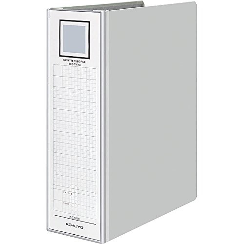 Rakuten - コクヨ(KOKUYO) ファイル ガバットパイプ式ファイル エコツイン(両開き) A4 2穴 1200枚収容 シルバー フ-GT6120C
