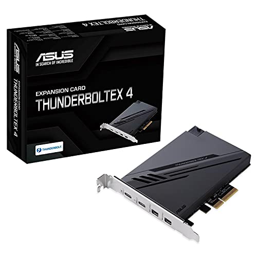 ASUSTek 拡張カード ThunderboltEX 4 デュアルThunderbolt 4 (USB?C)ポート DisplayPort 1 ASUSTek 拡張カード ThunderboltEX 4 デュアルThunderbolt 4 (USB?C)ポート DisplayPort 1