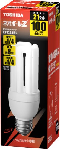 楽天市場】東芝 efd21el 電球色の通販