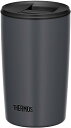サーモス 真空断熱タンブラー フタ付き 400ml ダークグレー JDP-401 DGY