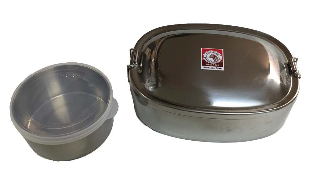 ゼブラ ステンレスランチボックス 円筒形 インナーボックス付 16cm 152016