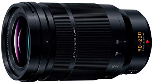 ・ H-ES50200・最大径×長さ:φ76mm×約132mm(レンズ先端より、レンズマウント基準面まで)・質量:約655g(レンズフード、レンズキャップ、レンズリアキャップを含まず)・レンズ名称:LEICA DG VARIO-ELMARIT 50-200mm / F2.8-4.0 ASPH. /POWER O.I.S.・レンズ構成:15群21枚(非球面レンズ:2枚、UEDレンズ:2枚、EDレンズ:2枚、UHRレンズ:1枚)・画角:W(f=50mm):24°~T(f=200mm):6.2°説明 ズーム全域で高画質、美しいボケ味を活かした撮影ができる、開放F値2.8-4.0「 LEICA DG VARIO-ELMARIT」レンズ 望遠100mm※1から400mm※1までの領域をカバーし、更にテレコンバーター※2に対応した望遠ズームレンズ 最新の光学設計と高速・高精度AFで4K動画撮影をサポート ※1:35mm判換算 ※2:1.4xテレコンバーター、2. 0xテレコンバーターは別売オプション