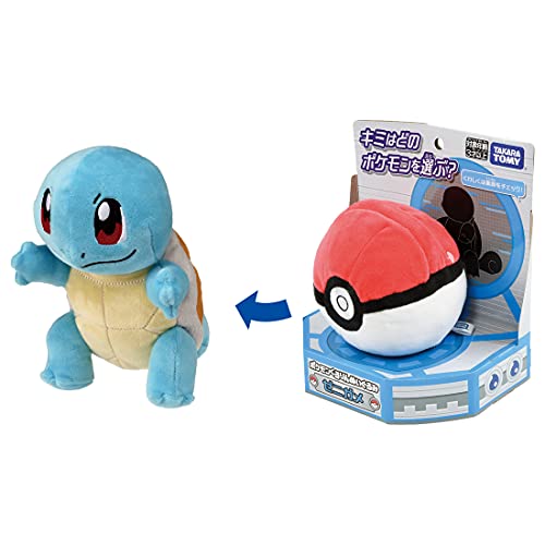 乐天商城 - タカラトミー 『 ポケットモンスター ポケモンくるりんぬいぐるみ ゼニガメ 』 ポケモン ぬいぐるみ おもちゃ 3歳以上 玩具安全基準合格 ST