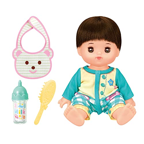 あっちゃん・あっちゃん フリーサイズ 1851570・メルちゃんお人形セット・対象年齢：1.5歳以上・セット内容：あっちゃん（おむつ付）、ロンパース、スタイ、ミルクびん、ブラシ・メルちゃんのおともだち、男の子のあっちゃん。(br)だっこ、ミルク、おふろ、ねんね等いろいろなお世話遊びができます。(br)おねんねするとおめめが閉じるよ。(br)スタイとミルクも付いてるよ。説明 商品紹介 商品紹介 メルちゃんのおともだち、男の子のあっちゃん。だっこ、ミルク、おふろ、ねんね等いろいろなお世話遊びができます。おねんねするとおめめが閉じるよ。スタイとミルクも付いてるよ。 安全警告 該当なし 安全警告 該当なし
