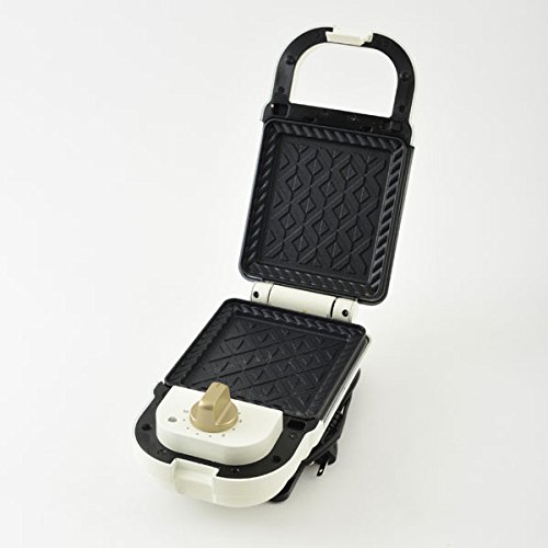 formanismのブルーノ BRUNO ホットサンドメーカー 耳まで焼ける 電気 シングル ホワイト BOE043-WH｜アングル2