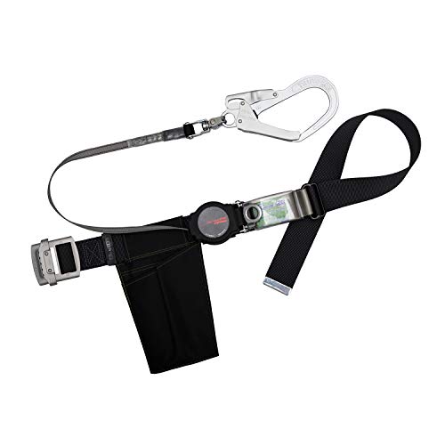 Rakuten - 藤井電工 新規格 胴ベルト型安全帯 ワンハンドリトラ 黒 Mサイズ TB-ORL-593SV-BLK-M ツヨロン 墜落制止用器具 安全帯