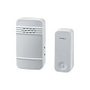 エルパ (ELPA) 電池を使わない ワイヤレスチャイム 工事不要 防水 押した力で自己発電 WC-S6040AC