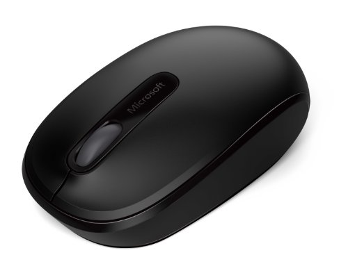 マイクロソフト ワイヤレス モバイル マウス 1850 U7Z-00007 : 小型 利き手を問わないデザイン 光学式 USBレシーバー接続 (