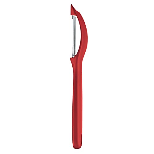 VICTORINOX(ビクトリノックス) ユニバーサルピーラー 切れ味がよい縦型皮むき器 レッド 人間工学に基づいたハンドルでにぎりやすい 食洗