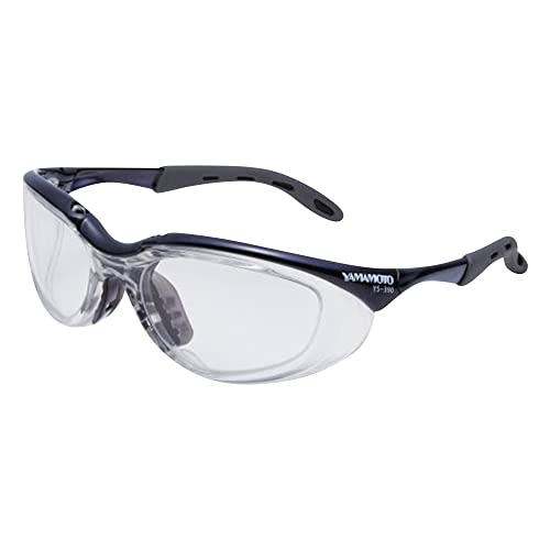 山本光学 YAMAMOTO YS-390 保護めがね 二眼形 高い防護性能 アイカップフレーム採用 ずれにくいラバーテンプル / ノーズパッド