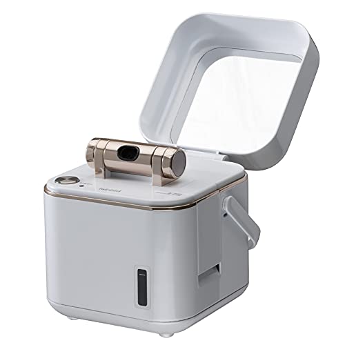 ツインバード フェイススチーマー 美顔器 イオンスチーム コンパクト ミラー付 水道水OK 毛穴ケア ノズル調節可能 ホワイト SH-2787P ツインバード フェイススチーマー 美顔器 イオンスチーム コンパクト ミラー付 水道水OK 毛穴ケア ノズル調節可能 ホワイト SH-2787P
