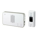 エルパ (ELPA) ワイヤレスチャイム 押しボタンセット インターホン 工事不要 介護 無線 EWS-S5030