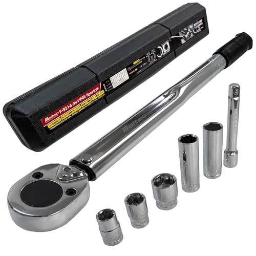 メルテック(meltec) 車用 タイヤ交換工具 トルクレンチ DX 6pcsセット Meltec 設定値:28-210N/m 設定値ロック機構