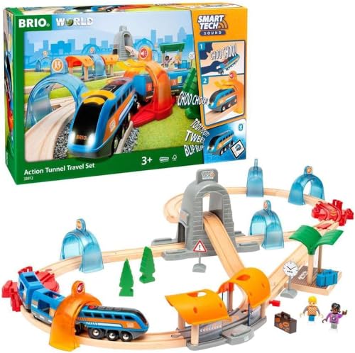 BRIO (ブリオ) スマートテックサウンド DXセット [全37ピース] 33972 対象年齢 3歳~ 【おもちゃ 玩具 木製おもちゃ 木製レ