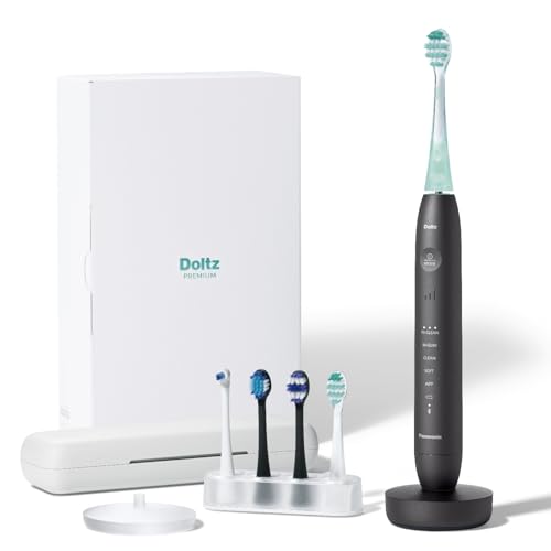 パナソニック 音波振動ハブラシ ドルツ 最上位モデル W音波振動 Bluetooth搭載 ブラッシングナビ 充電スタンド 携帯ケース付 スペース