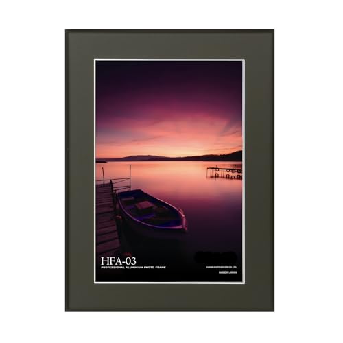 ハクバ HAKUBA 額縁 アルミ HFA-03 A3ノビ アクリル板 ブラック HFA-03-A3N