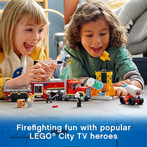レゴ(LEGO) シティ 消防指令基地 60282 おもちゃ ブロック プレゼント 消防 しょうぼう レスキュー 男の子 女の子 6歳以上 3