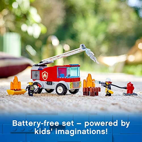 formanismのレゴ(LEGO) シティ 消防はしご車 60280 おもちゃ ブロック 消防 しょうぼう トラック 男の子 女の子 4歳以上｜アングル3