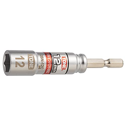 乐天商城 - トネ(TONE) 電動ドリル用コンパクトソケット 2BN-12C ビット差込 二面幅12mm