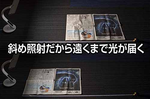 ジェントス LEDデスクライト 【明るさ 1100ルーメン】眼の事を考えたデスクライト ルミサス DK-R109WH ホワイト