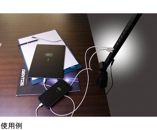 formanismのDK-H001BK くっきり見えやすいLEDデスクライト Lumixuxシリーズ｜アングル2