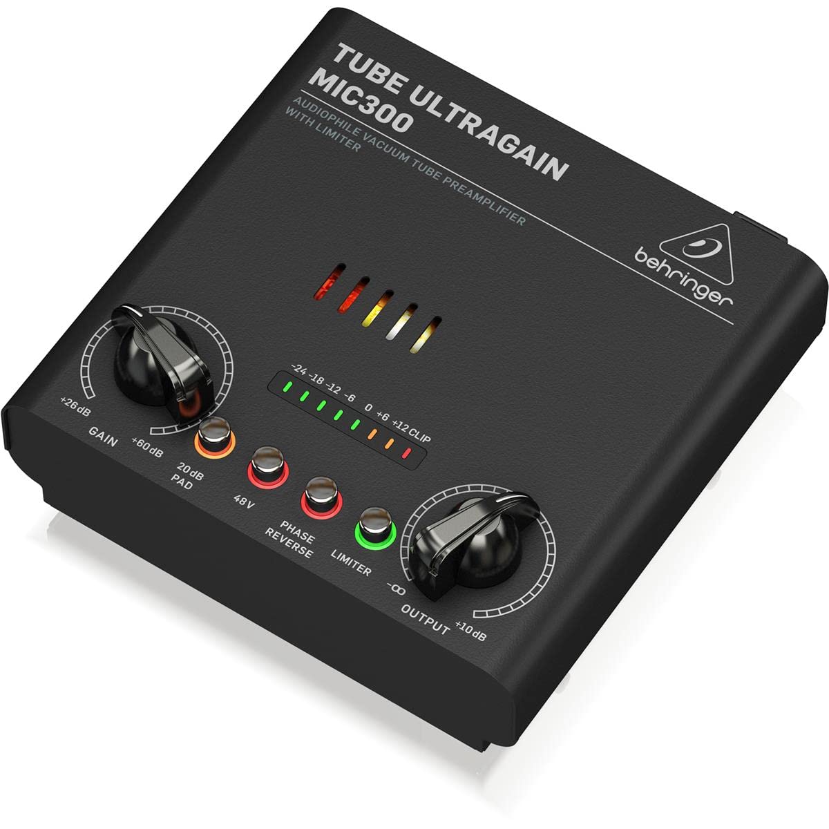 Behringer 真空管マイクプリアンプ 12AX7真空管搭載 リミッター/48Vファンタム/Phaseスイッチ/20dB PADスイッチ搭載 forma-ra-10010303 formanism サンプル画像3