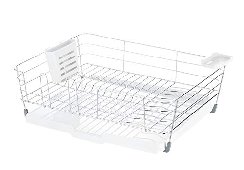 リッチェル シリコーン 水切りラック ホワイト シェリー ワイヤー水切りセットL 縦横兼用 抗菌加工