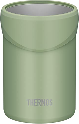 サーモス 保冷缶ホルダー 350ml缶用 2wayタイプ カーキ JDU-350 KKI