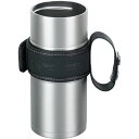 和平フレイズ 冷たさ持続 缶クーラー 500ml シルバー タンブラーとしても使える 持ち手ベルト付 通勤 通学 アウトドア サスティギア RH(3)