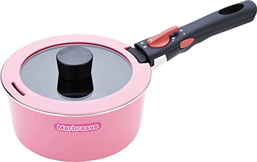 和平フレイズ マーブラッセ IH対応 着脱式ハンドル鍋 18cm MM-9514