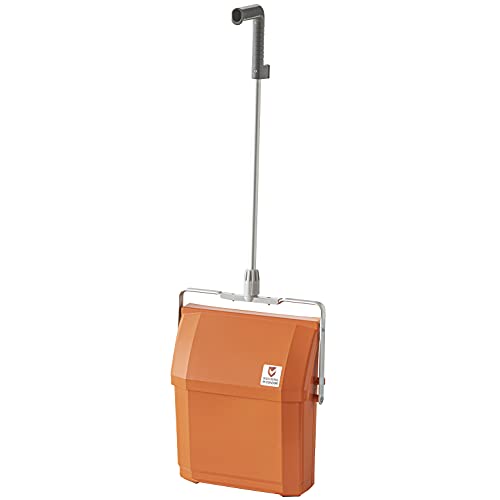 オレンジ/幅28.5×奥行16×高さ87cm/DS812-000X-MB・PatternName:06:ブンチリNTJ(樹脂製)・パッケージ個数:1・グリップに抗ウイルス剤を配合したチリトリ。・[サイズ]約28.5×16×87cmグリップに...