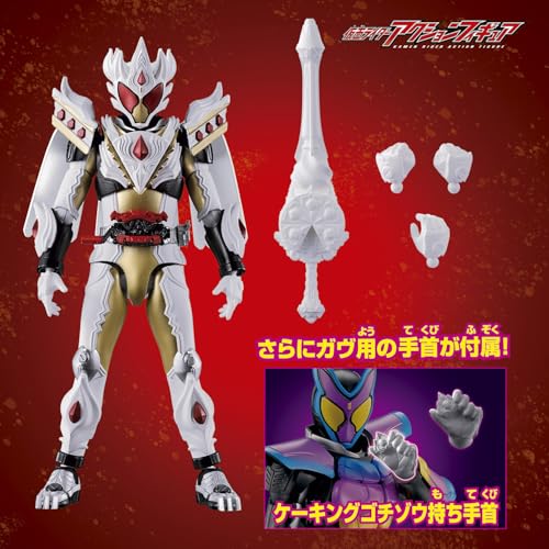 formanismの[バンダイ(BANDAI)] 仮面ライダーアクションフィギュア 仮面ライダーガヴ ケーキングフォーム｜アングル2