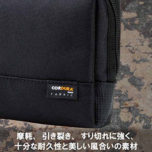 エレコム ガジェットポーチ ガジェット ポーチ 大容量 CORDURA1000 (撥水 高耐久) 6つの仕切りポケット付き ブラック BMA-C forma-ra-10030435 formanism サンプル画像3