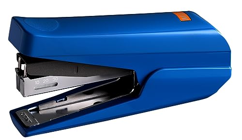 モダンブルー/-/HD91745・パッケージ個数:1・軽とじ機構搭載による、手にやさしい使い心地・いつもの3倍（150本）装てん可能、作業時間短縮・効率化ができます・従来軽とじホッチキス比約3倍の耐久性で長持ち・【とじ枚数】2枚〜20枚(※No.10-1Mカラー針は15枚)【サイズ】H62×W30×D110mm【質量】150g・【使用針】No.10-1M/2M/5M、No.10-1Mカラー針疲れにくいからながーく使える。手にやさしい軽とじホッチキス。プラスチック不使用パッケージの紙箱タイプ。 「可変倍力機構」により、「軽とじ」と「握りやすさ」、「広いとじ口」、「深い奥行」を実現！ ■握りやすいハンドルカバー 反りをもたせたハンドルカバー形状が指にフィット！握りやすいフォルムを追求。長時間使用にも疲れにくい。 ■広いとじ口 15mm 本体の高さはできる限りおさえ、しかし差し込み口の間口はより広く！とじたい箇所の視認性アップ、作業効率がグンと向上！ ■深いとじ奥行 53mm 多種多様なとじ方に対応する、圧倒的に深いとじ奥行き。 ■キワとじ 5mm ヘッド部をブリスタパックに突き当ててキワをとじられる先端5mmを実現。 サイズ：H62×W30×D110mm 質量：150g パッケージにプラスチックを使用していません。1台あたり約13gのプラスチックごみを削減 サステナブル文具シリーズ「Re:max」対応アイテム 商品名：マックス ホッチキス 軽とじ サステナブル文具シリーズ 20枚とじ ブルー HD-10TL(P)/B