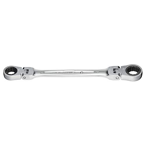 トネ(TONE) 両首振ラチェットめがねレンチ HPRMFW-1214 二面幅12×14mm
